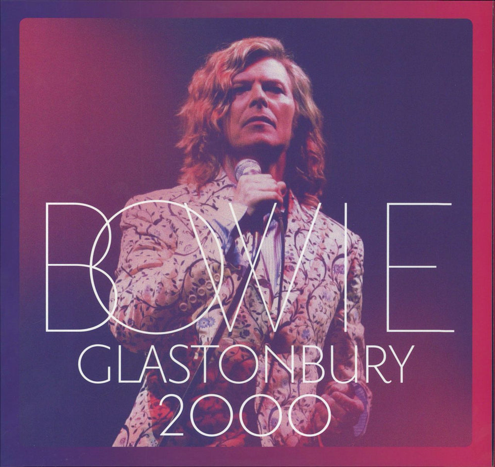 David Bowie Glastonbury 2000 - Misprinted Sleeve UK 3-LP vinyl record set (Triple LP Album) 0190295570453