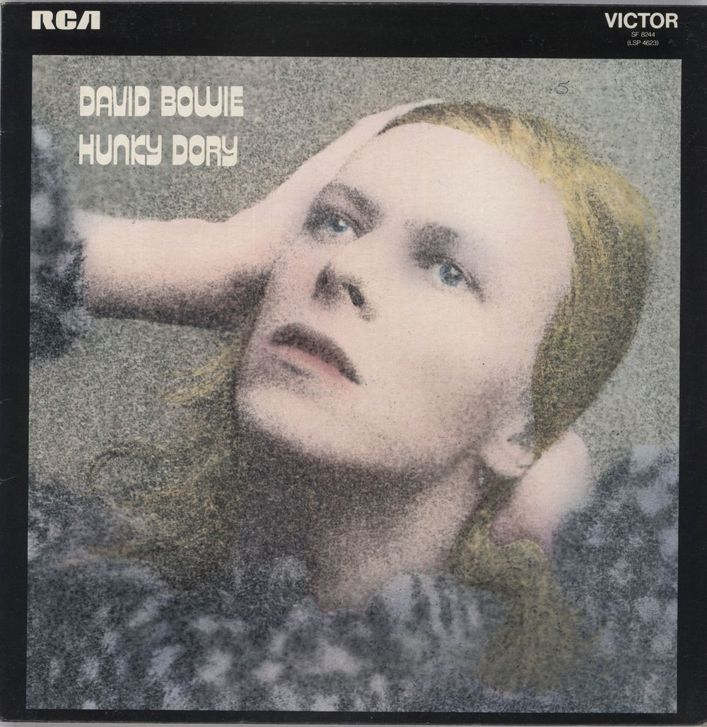 David Bowie Hunky Dory - 2nd + Insert - 3E/3E UK vinyl LP album (LP record) SF8244