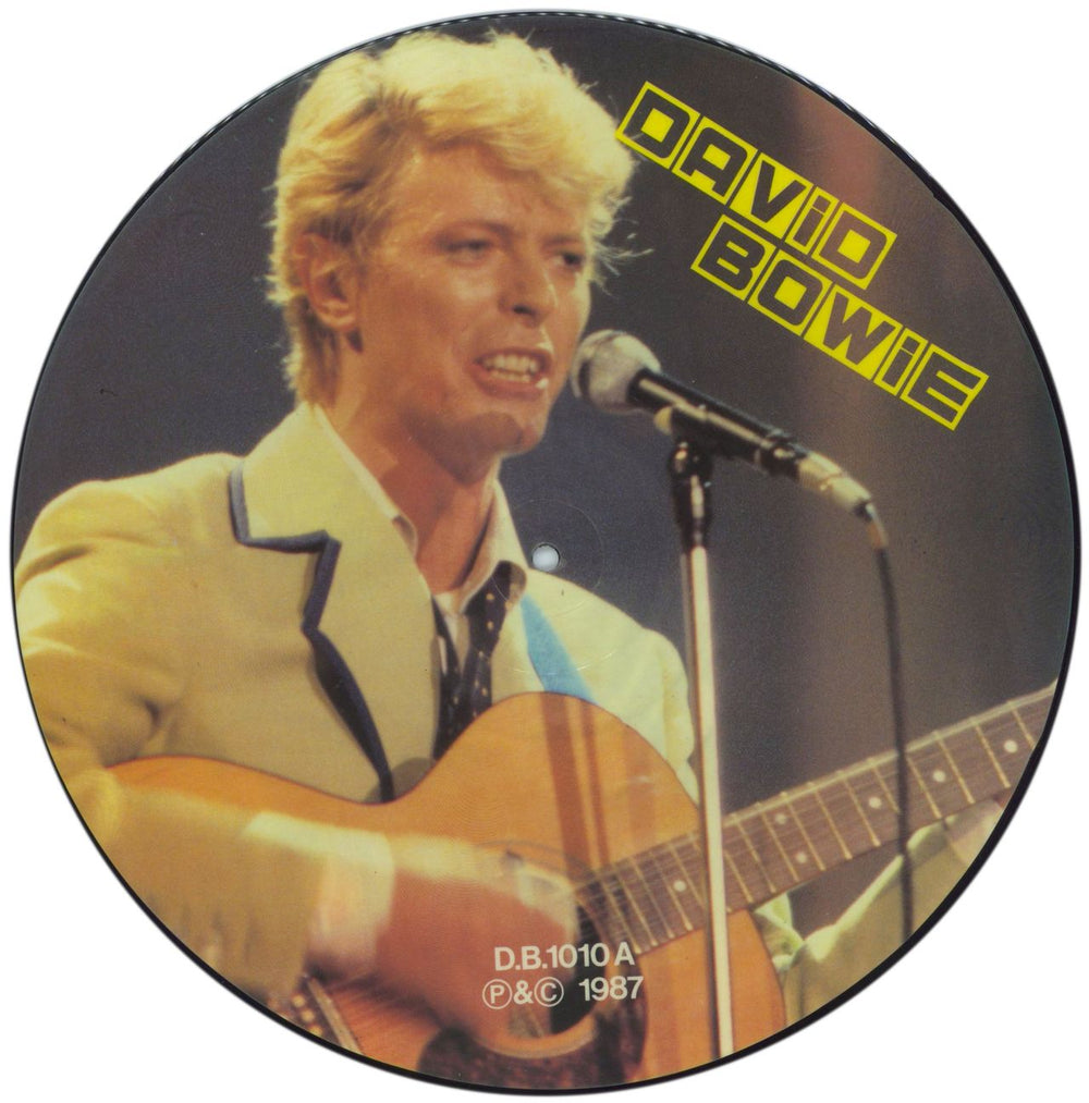 David Bowie Interview Picture Disc UK picture disc LP (vinyl picture disc album) D.B.1010
