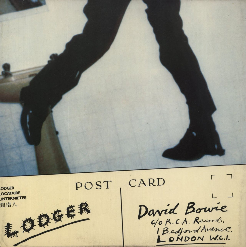 David Bowie Lodger + Insert - Demo Stamped UK vinyl LP album (LP record) BOWLP1