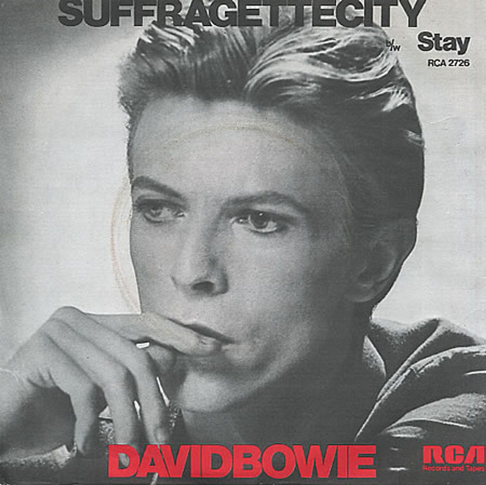David Bowie Suffragette City UK Promo 7" vinyl single (7 inch record / 45) RCA2726