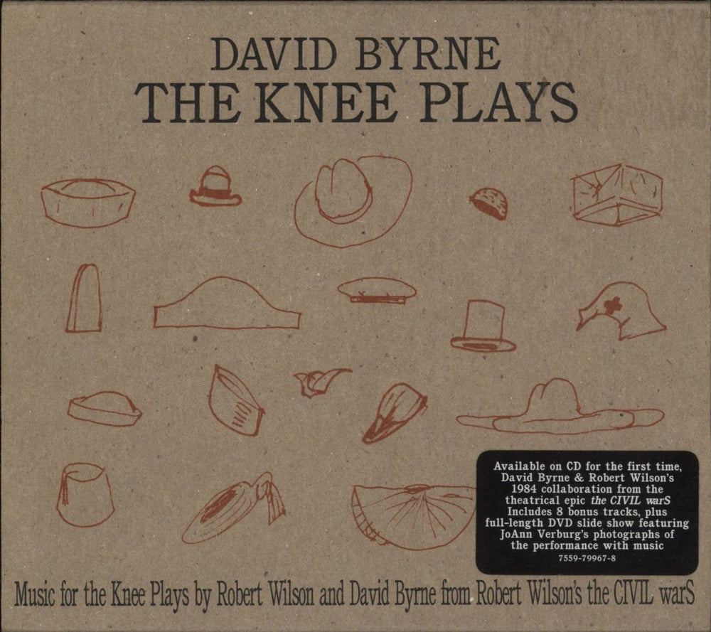 David Byrne The Knee Plays UK 2-disc CD/DVD set 7559799678