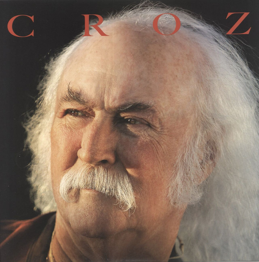 David Crosby Croz  - Red Vinyl US 10" vinyl single (10 inch record) BCR4111-1