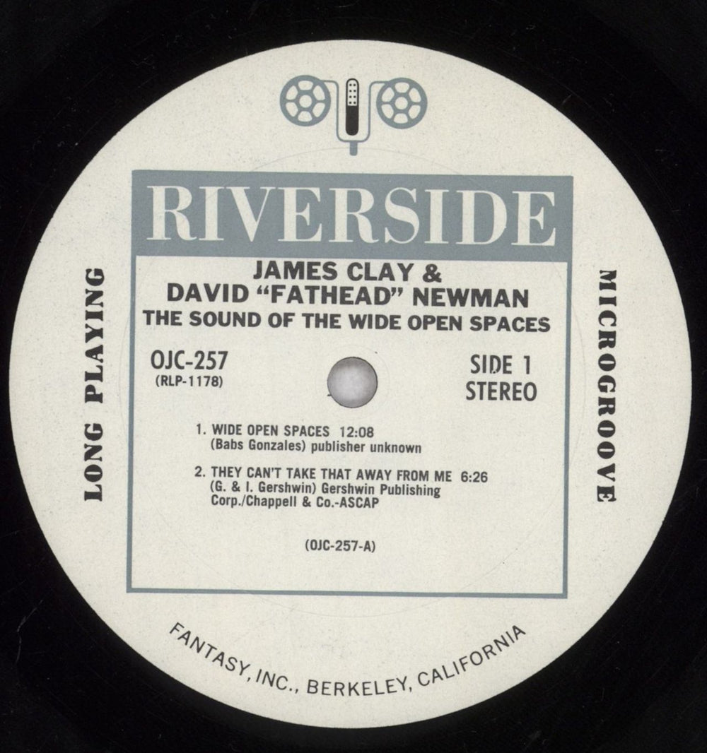 David 'Fathead' Newman The Sound Of The Wide Open Spaces !!!! US vinyl LP album (LP record) DPMLPTH843741