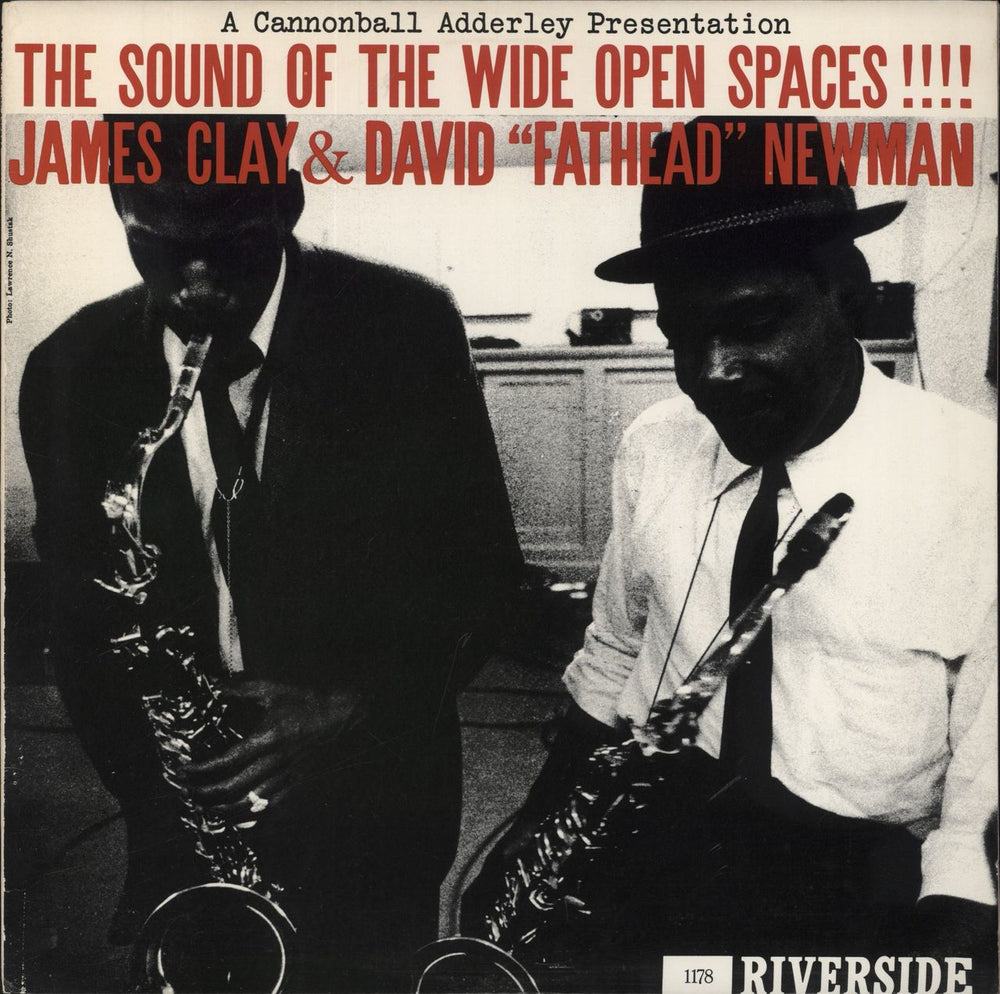 David 'Fathead' Newman The Sound Of The Wide Open Spaces !!!! US vinyl LP album (LP record) OJC-257