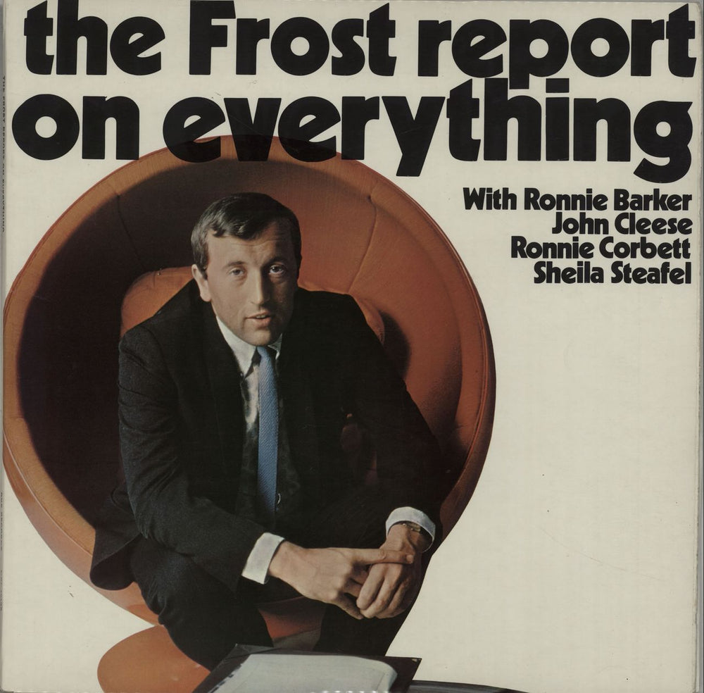 David Frost The Frost Report On Everything UK vinyl LP album (LP record) NPL18199