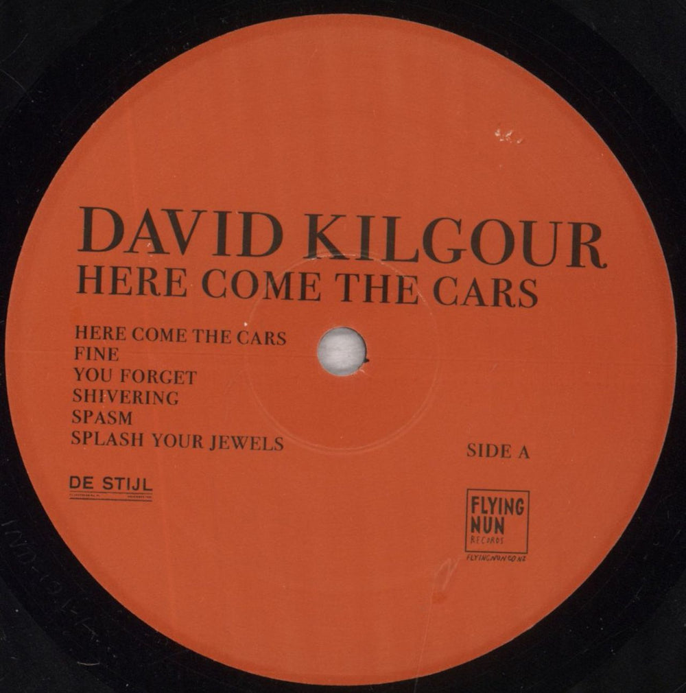 David Kilgour Here Come The Cars + Shrink UK vinyl LP album (LP record) 7C2LPHE843984