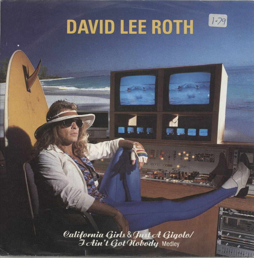 David Lee Roth California Girls German 7" vinyl single (7 inch record / 45) W7650