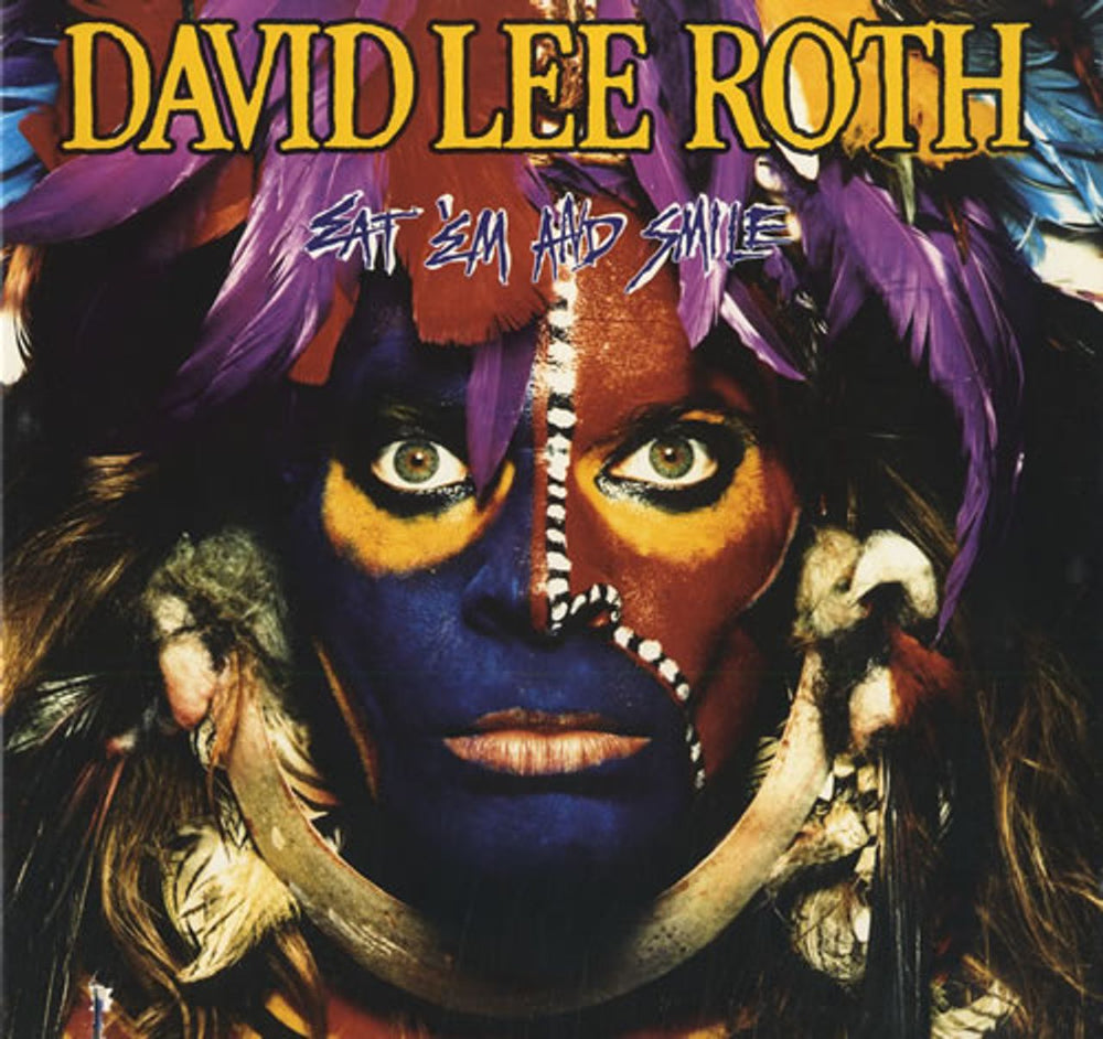 David Lee Roth Eat 'Em And Smile US vinyl LP album (LP record) 254701