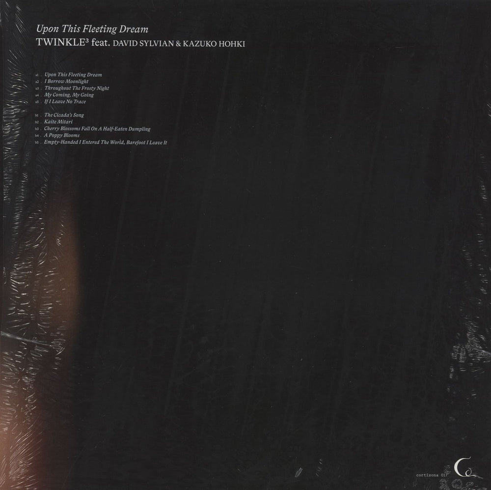 David Sylvian Upon This Fleeting Dream Belgian vinyl LP album (LP record) 5414165135074