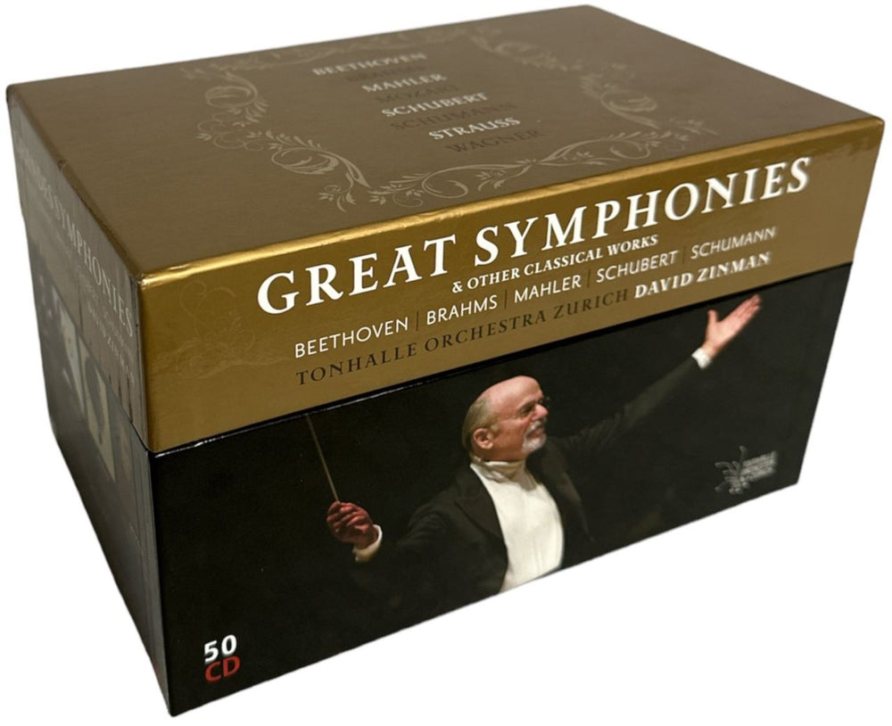 David Zinman Great Symphonies & Other Classical Works UK CD Album Box Set 88843027282