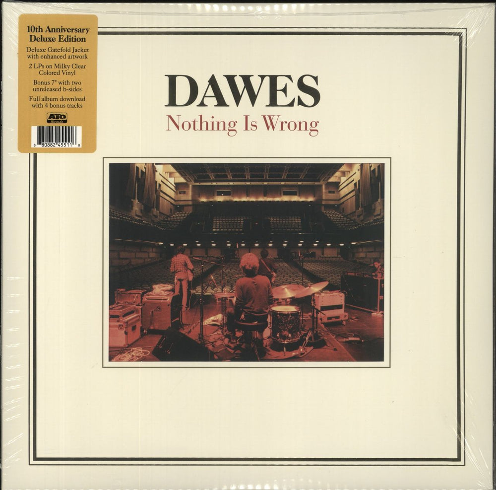 Dawes Nothing Is Wrong: 10th Anniversary - Milky Clear Vinyl - Sealed US 2-LP vinyl record set (Double LP Album) ATO0574