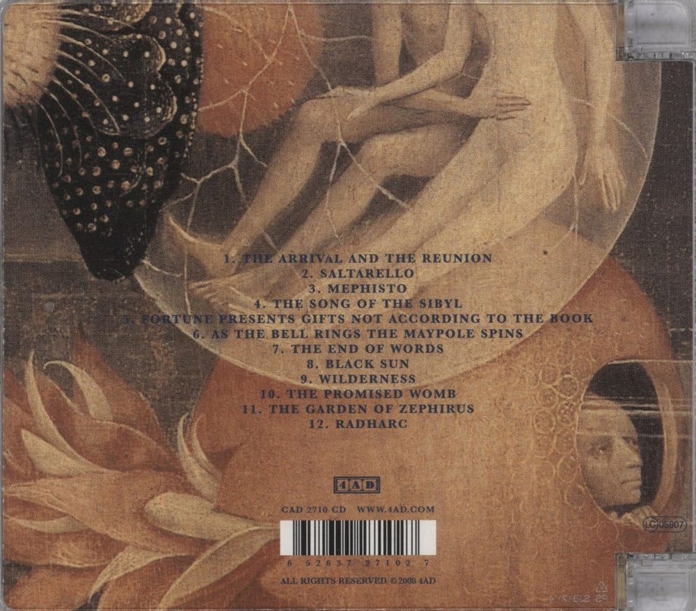 Dead Can Dance Aion UK CD album (CDLP) 652637271027