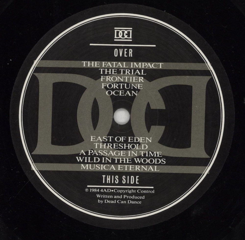 Dead Can Dance Dead Can Dance UK vinyl LP album (LP record) DCDLPDE138489