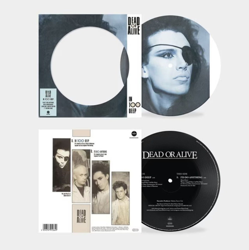 Dead Or Alive In Too Deep: 40th Anniversary - Sealed UK 7" vinyl picture disc (7 inch picture disc single) DOA7PIN872547