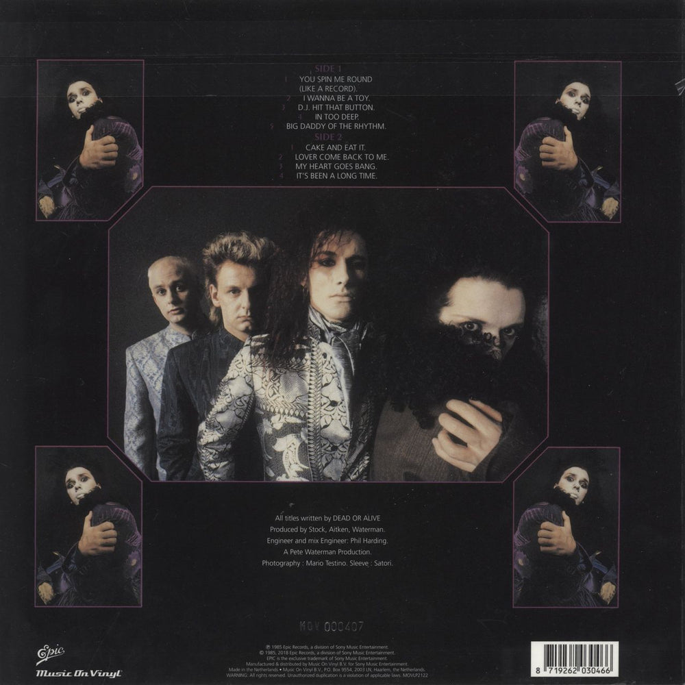 Dead Or Alive Youthquake: 40th Anniversary - 180gm Gold Vinyl UK vinyl LP album (LP record) 8719262030466