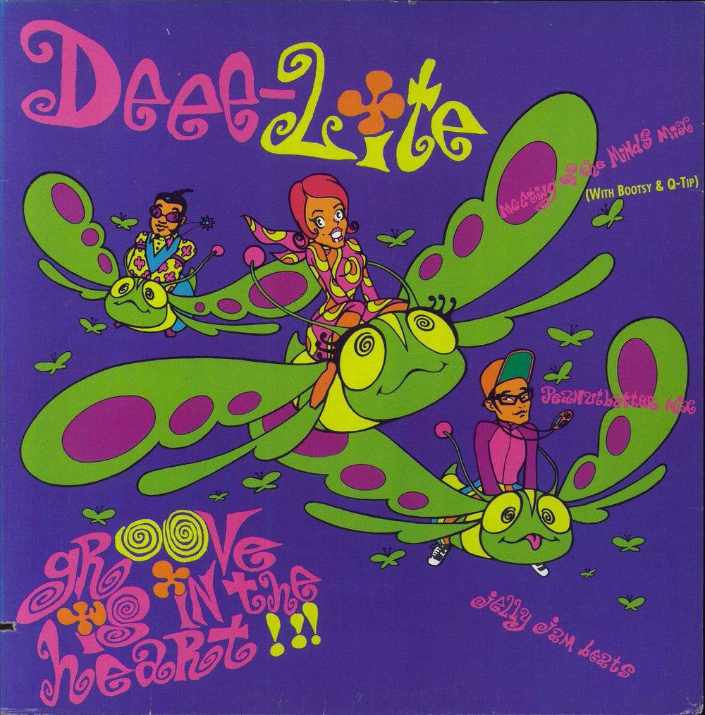 Deee-Lite Groove Is In The Heart US 12" vinyl single (12 inch record / Maxi-single) 0-66622