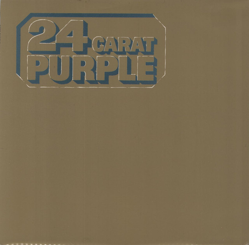 Deep Purple 24 Carat Purple UK vinyl LP album (LP record) TPSM2002