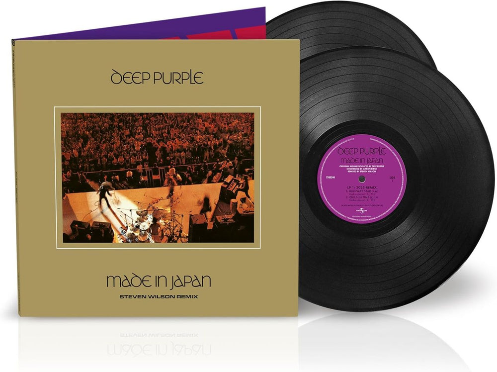 Deep Purple Made In Japan - Steven Wilson Remix - Black Vinyl - Sealed UK 2-LP vinyl record set (Double LP Album) 7583236