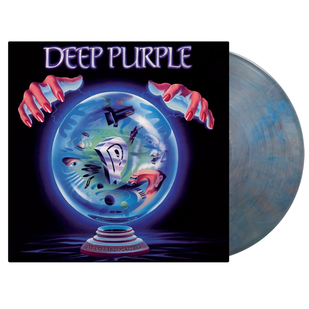 Deep Purple Slaves And Masters - Translucent Blue & Purple Marbled Vinyl 180 Gram - Numbered Edition UK vinyl LP album (LP record) MOVLP505