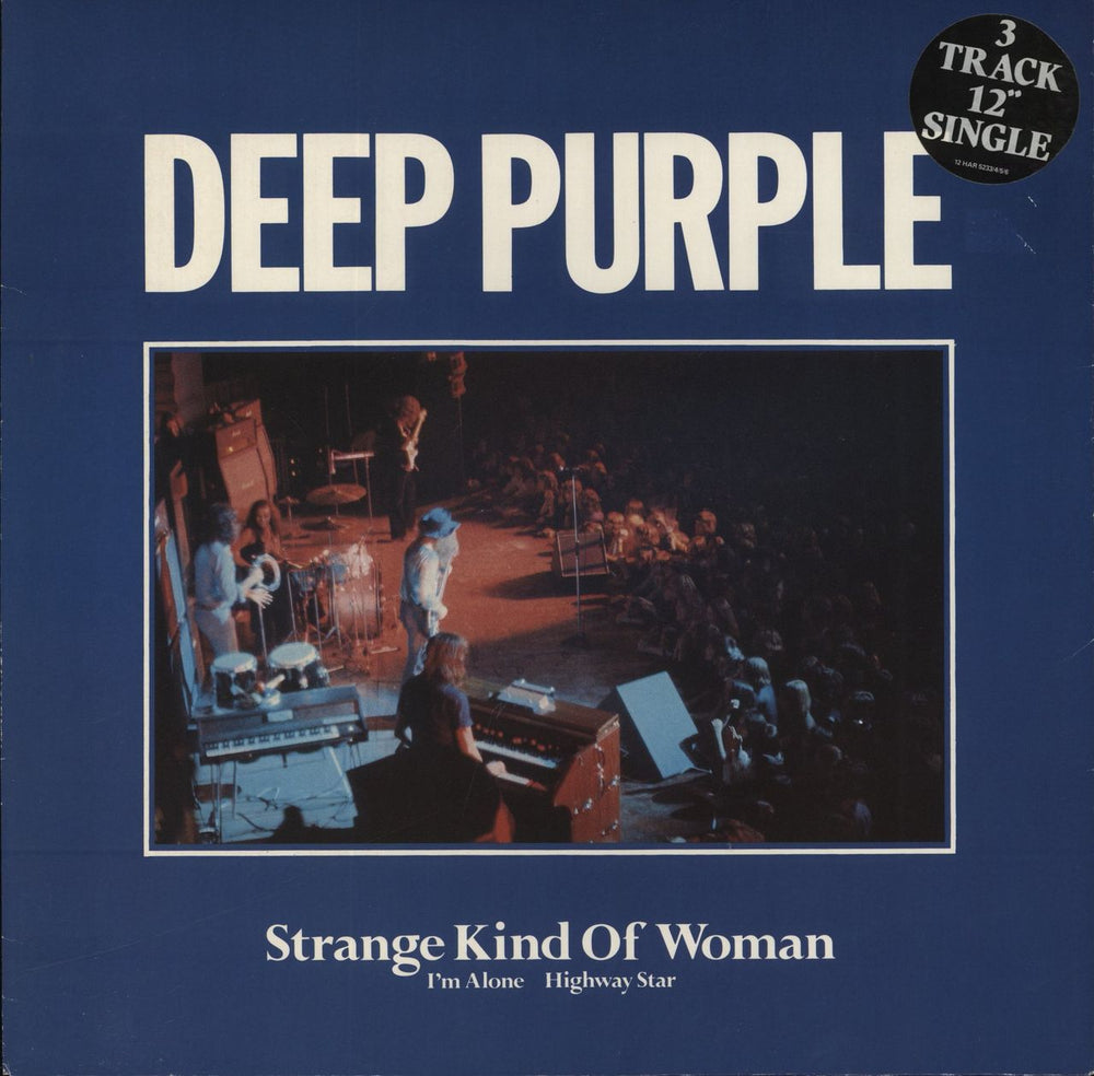 Deep Purple Strange Kind Of Woman UK 12" vinyl single (12 inch record / Maxi-single) 12HAR5234