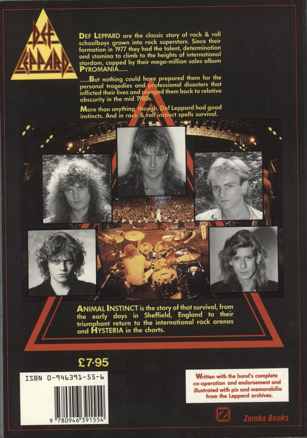 Def Leppard Animal Instinct UK book 9780946391554