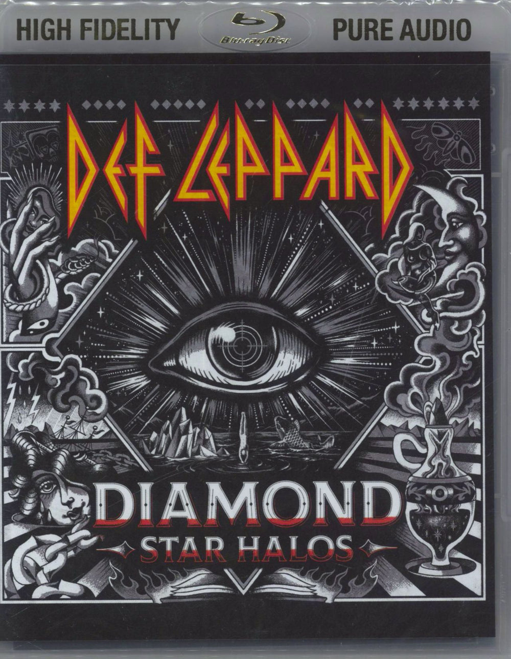 Def Leppard Diamond Star Halos - BLU-RAY AUDIO - Sealed UK Blu Ray DVD 5546473