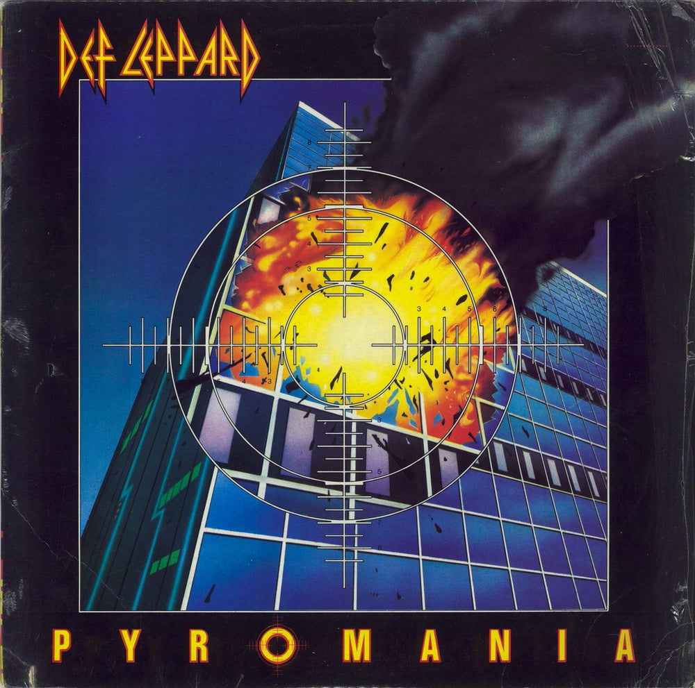 Def Leppard Pyromania - 1st US vinyl LP album (LP record) 422-810308-1M-1