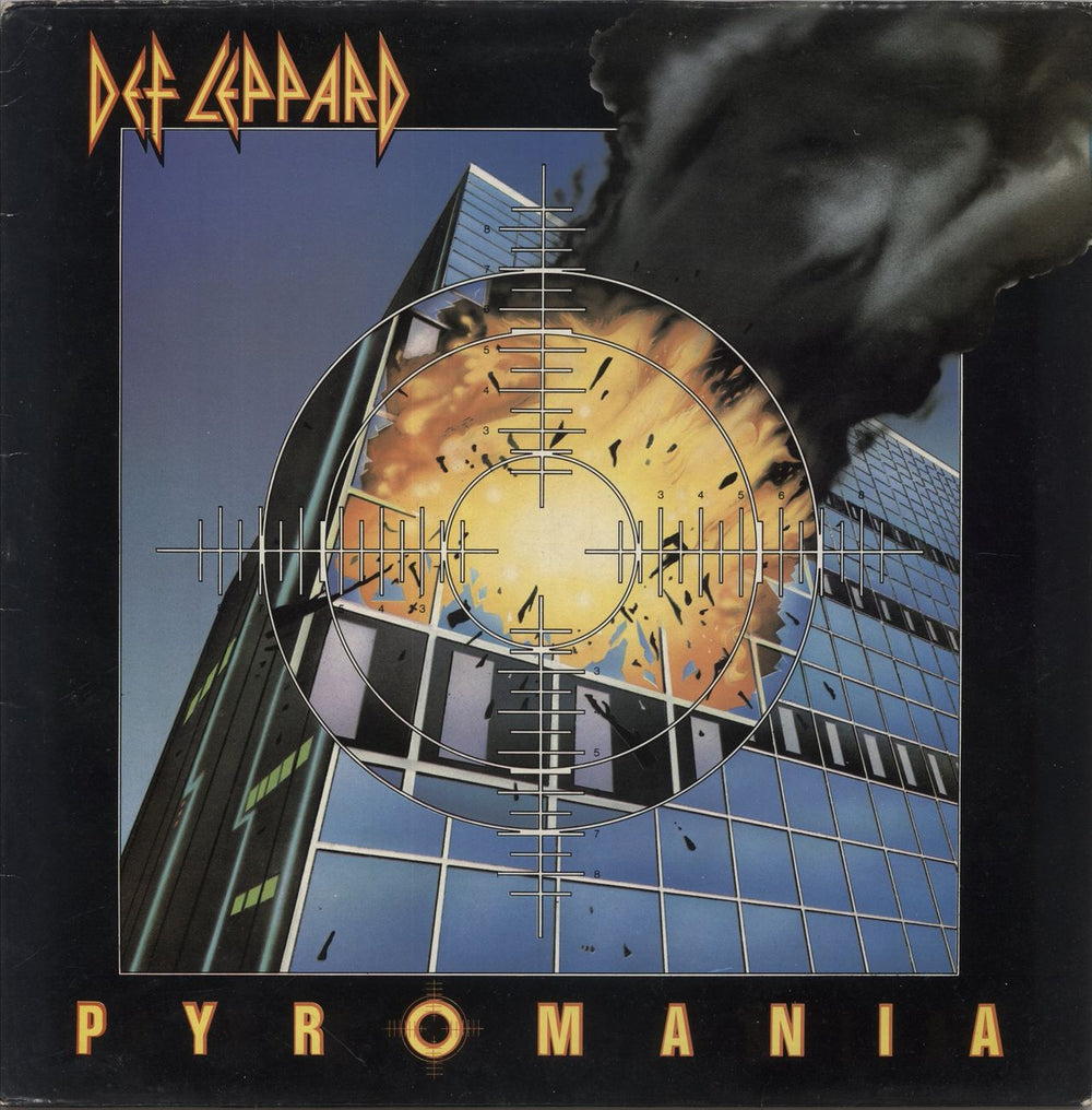 Def Leppard Pyromania - VG UK vinyl LP album (LP record) VERS2