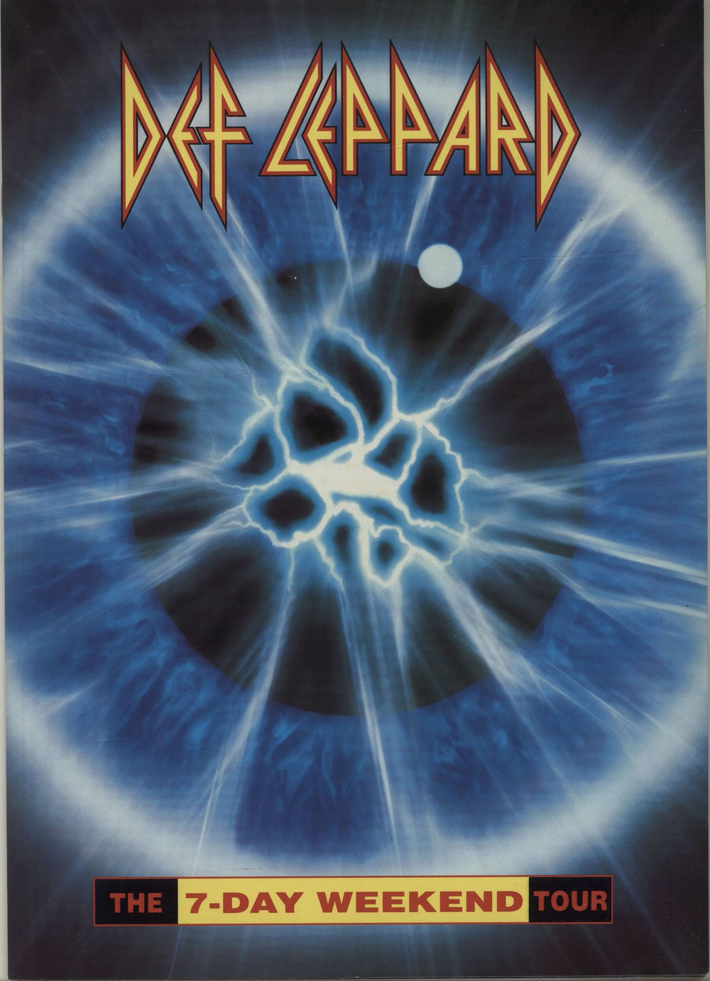 Def Leppard The 7-Day Weekend Tour UK tour programme TOUR PROGRAMME