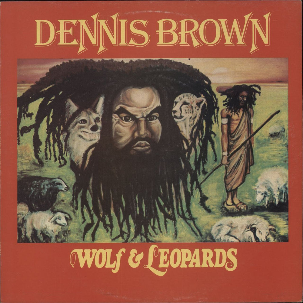 Dennis Brown Wolf & Leopards UK vinyl LP album (LP record) EMC3300
