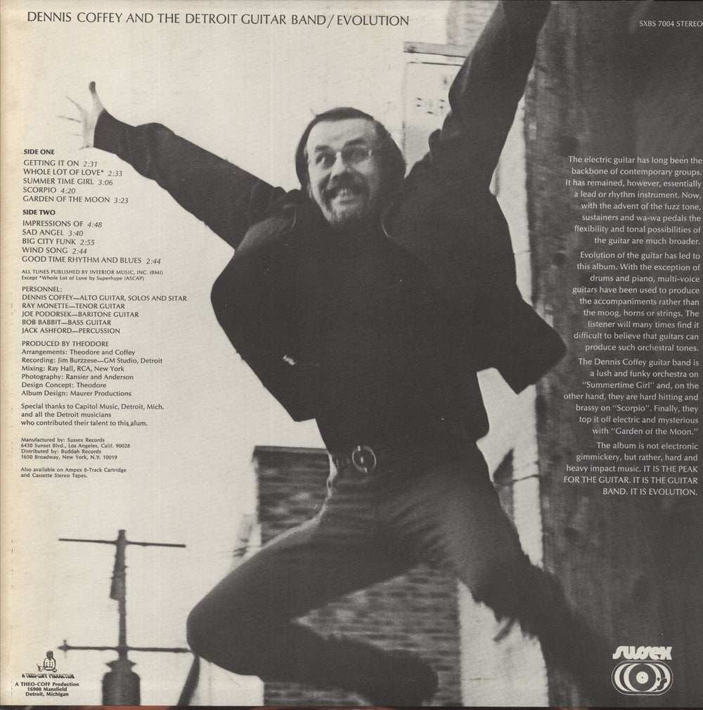 Dennis Coffey Evolution US vinyl LP album (LP record)