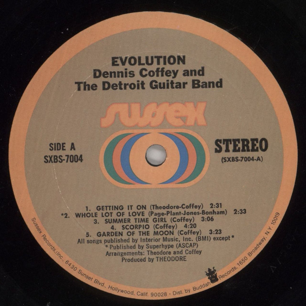 Dennis Coffey Evolution US vinyl LP album (LP record) CO4LPEV356953
