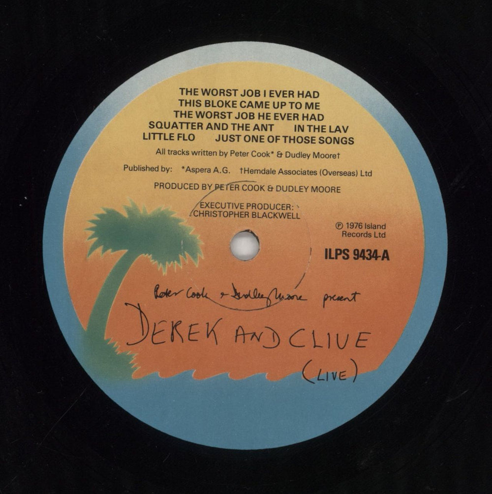 Derek And Clive Derek And Clive Live UK vinyl LP album (LP record) D/CLPDE240234