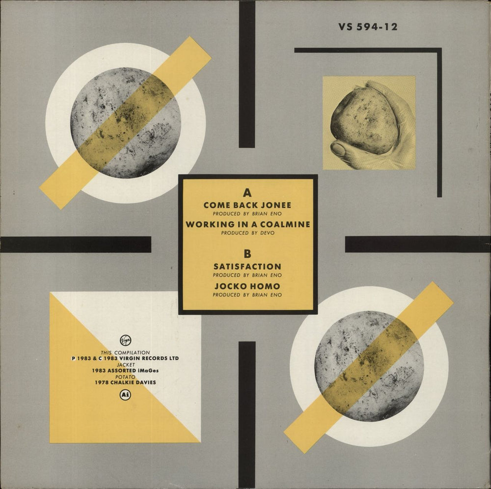 Devo 4 Track EP UK 12" vinyl single (12 inch record / Maxi-single)