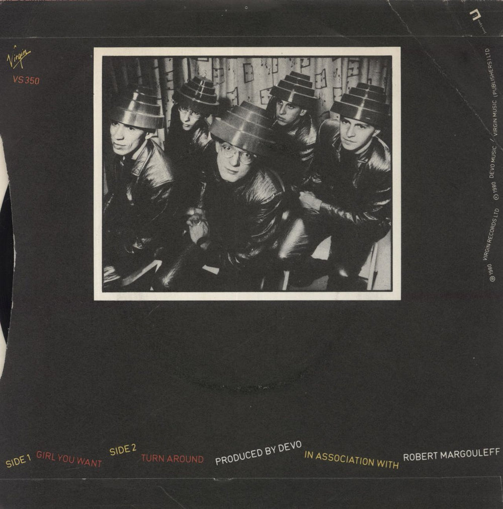 Devo Girl You Want UK 7" vinyl single (7 inch record / 45)