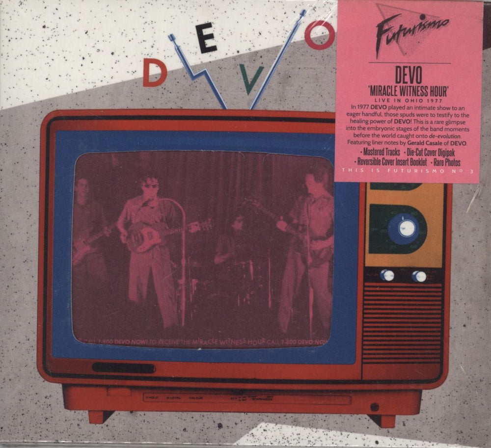 Devo Miracle Witness Hour UK CD album (CDLP) FUTNO3