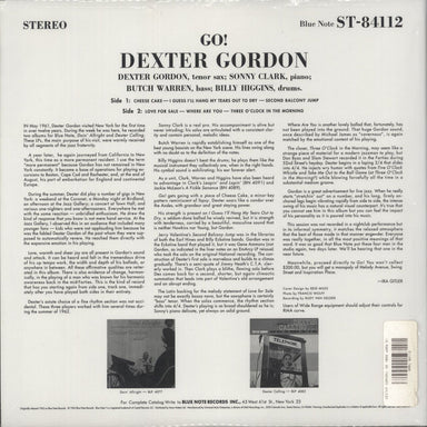 Dexter Gordon Go! - 180gm - Sealed UK vinyl LP album (LP record)
