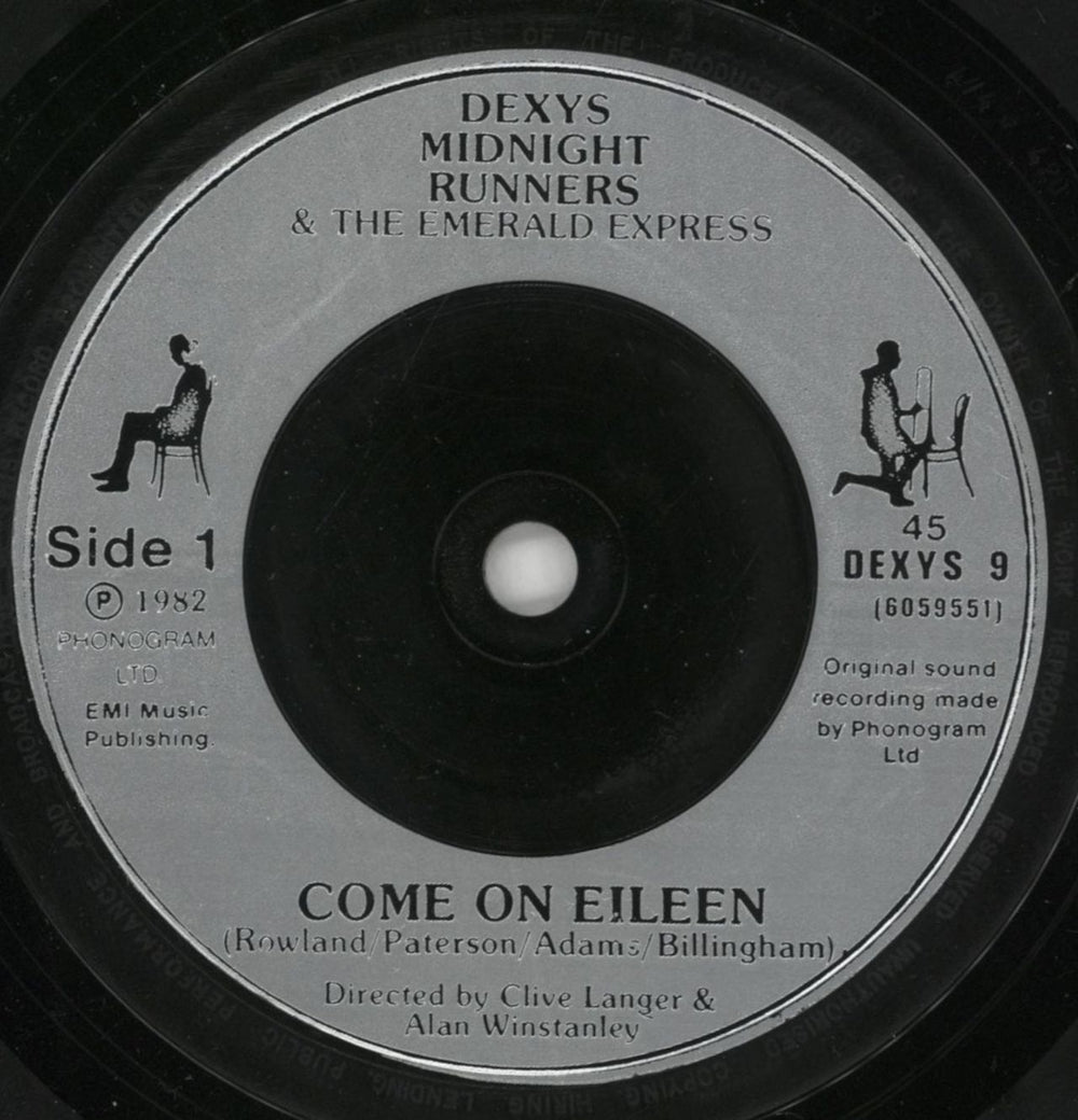 Dexys Midnight Runners Come On Eileen - P/S - Inj UK 7" vinyl single (7 inch record / 45) DEX07CO102379