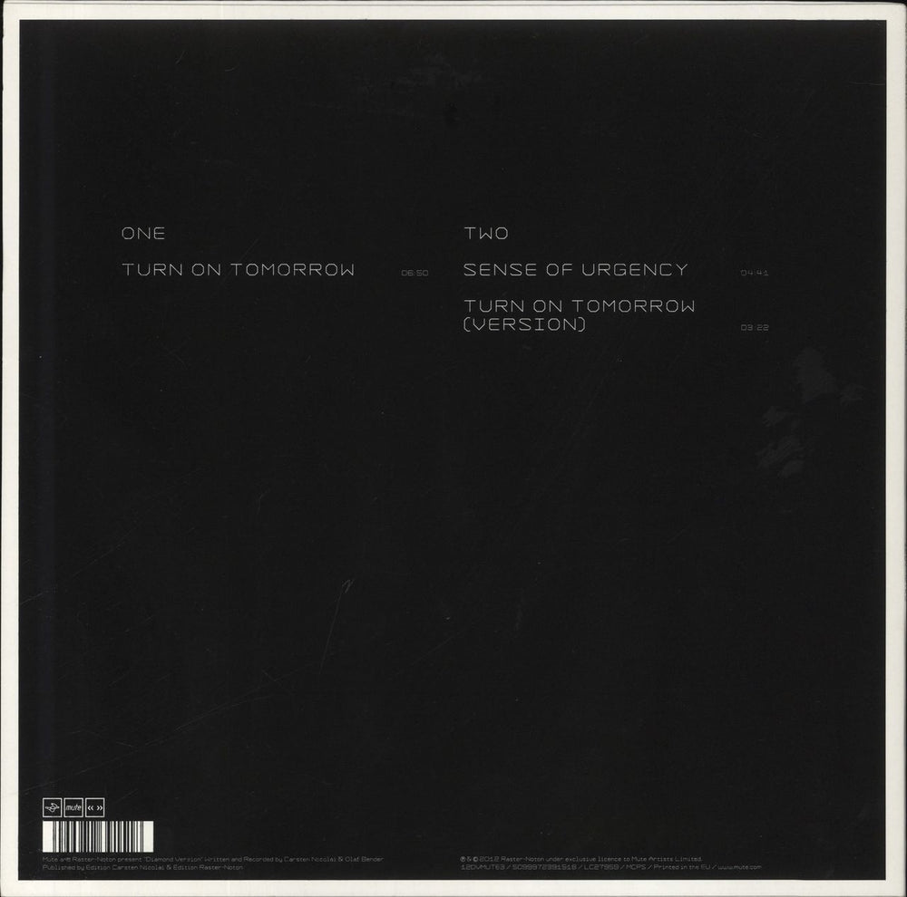 Diamond Version EP3 UK 12" vinyl single (12 inch record / Maxi-single) 5099972391518