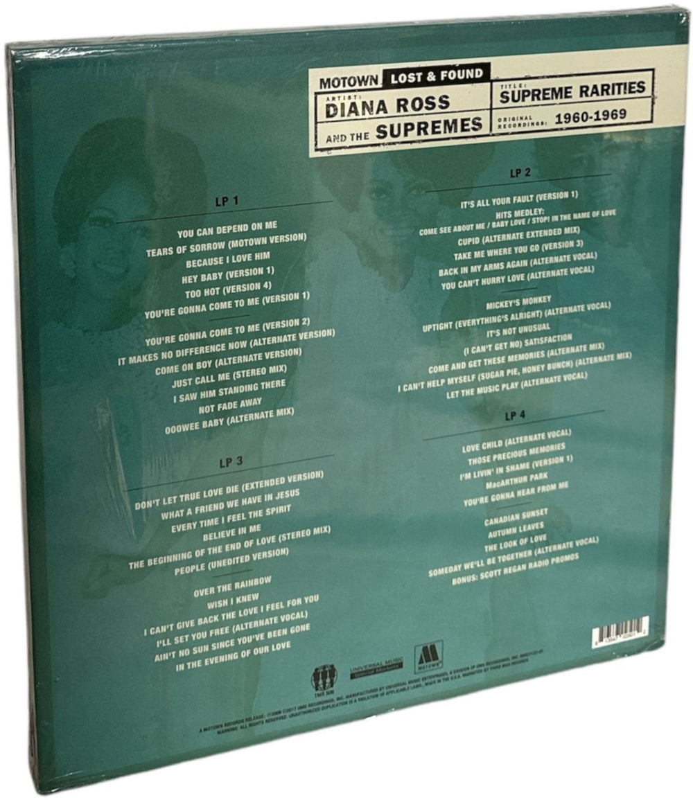 Diana Ross & The Supremes Supreme Rarities (Motown Lost & Found) (1960-1969) - Sealed US Vinyl Box Set 813547025883