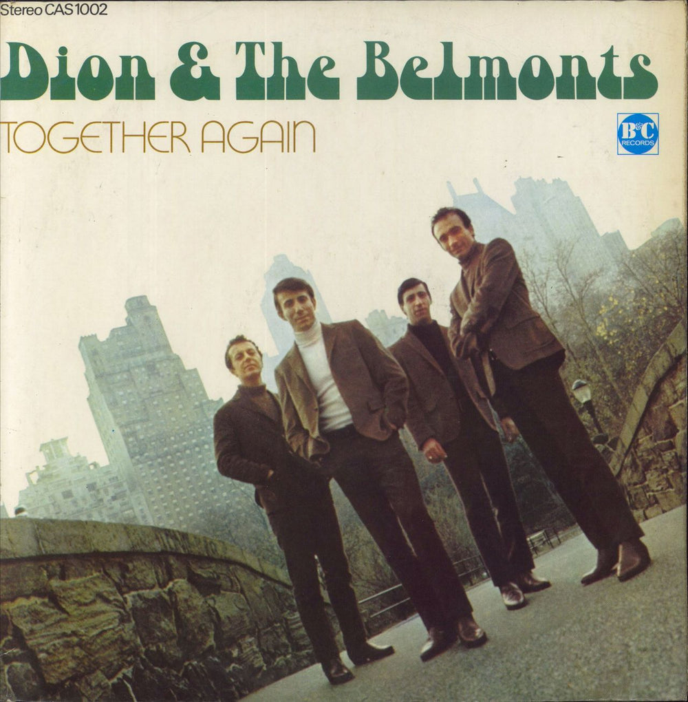 Dion Together Again UK vinyl LP album (LP record) CAS1002