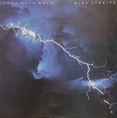 Dire Straits Love Over Gold - Autographed UK vinyl LP album (LP record) 6359109