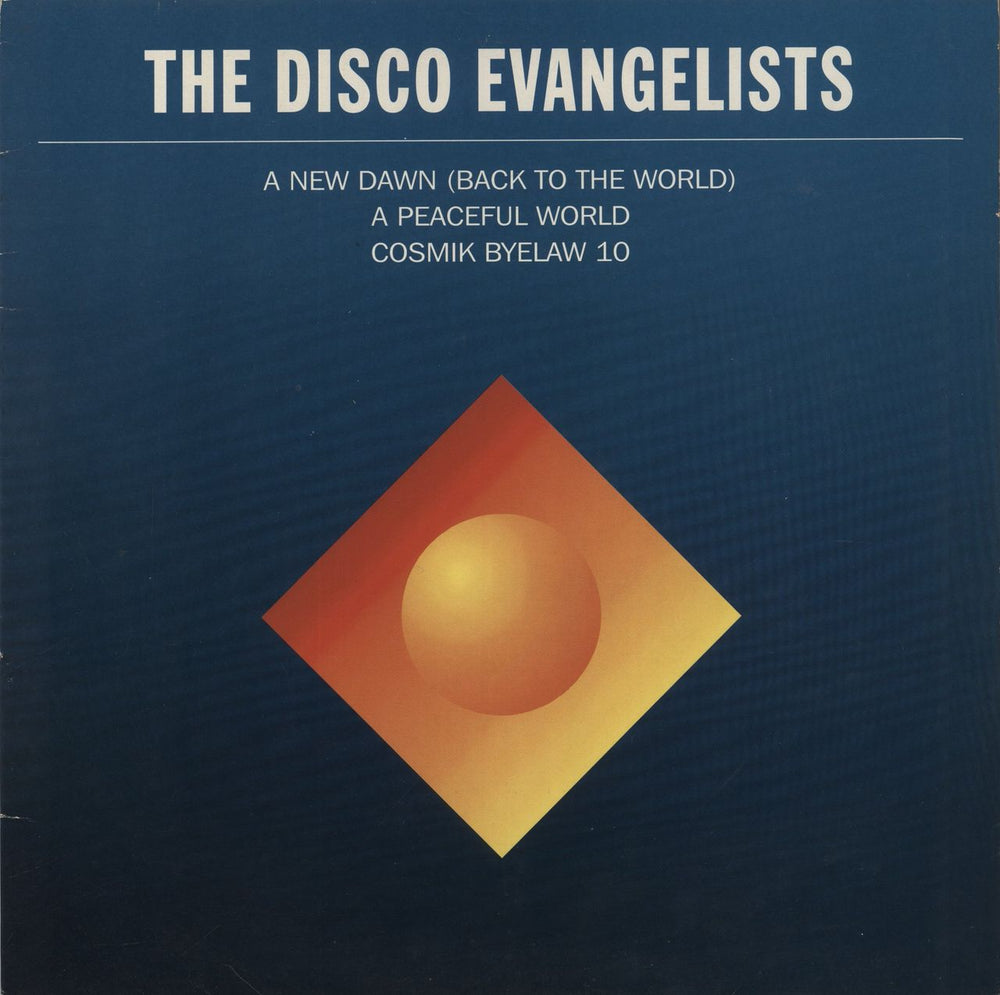 Disco Evangelists A New Dawn (Back To The World) UK 12" vinyl single (12 inch record / Maxi-single) 12TIV-7