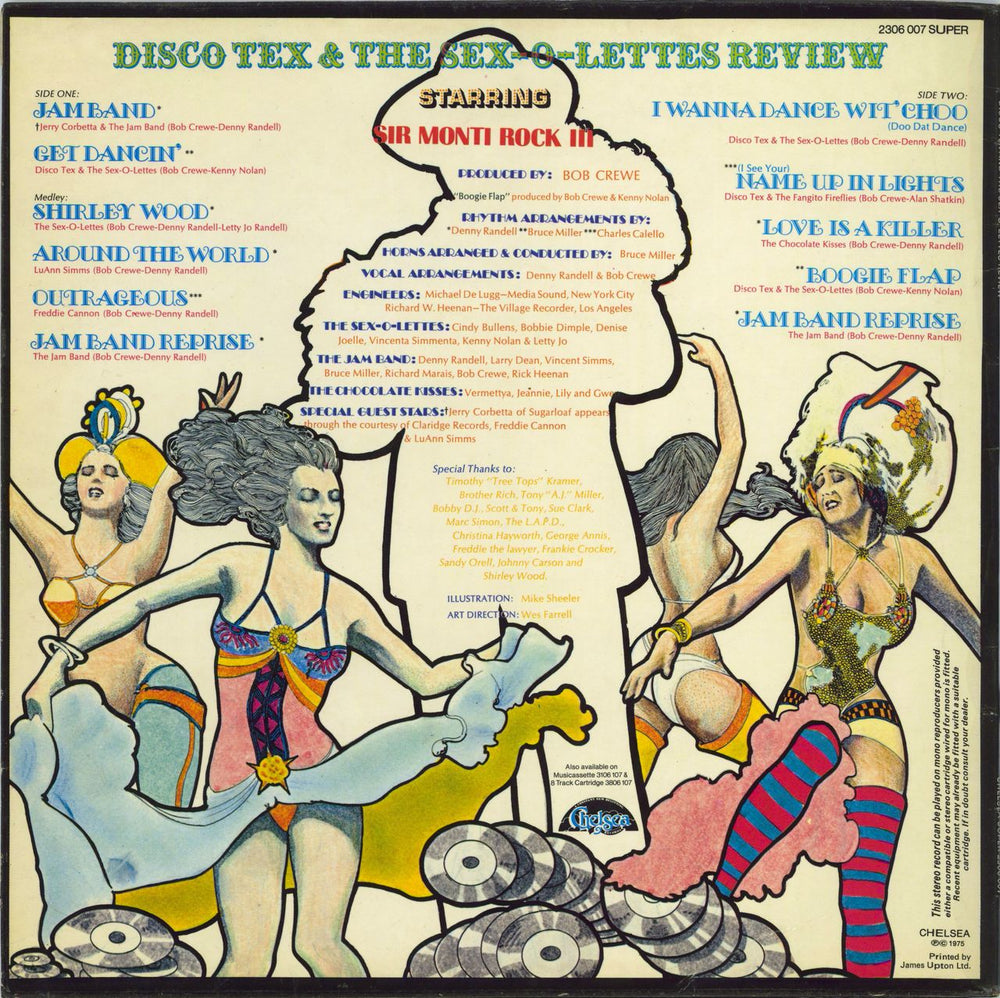 Disco Tex And The Sex-O-Lettes Disco Tex & The Sex-O-Lettes Review UK vinyl LP album (LP record)