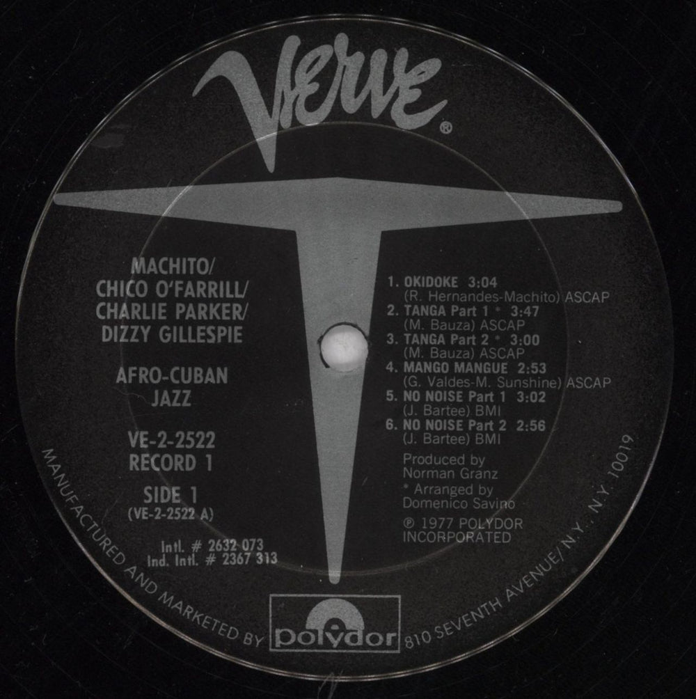 Dizzy Gillespie Afro-Cuban Jazz US vinyl LP album (LP record) DB5LPAF845708