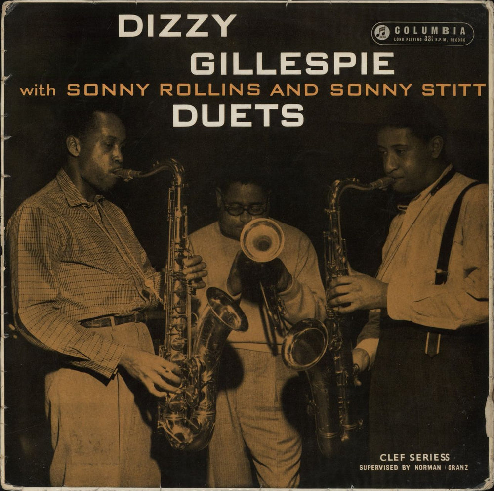 Dizzy Gillespie Duets UK vinyl LP album (LP record) 33CX10121
