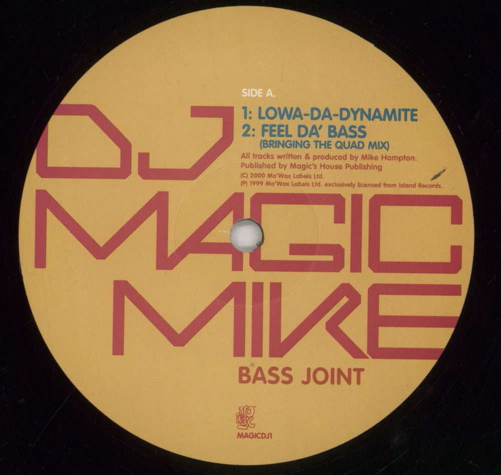 DJ Magic Mike Bass Joint UK 12" vinyl single (12 inch record / Maxi-single) 6NB12BA856615