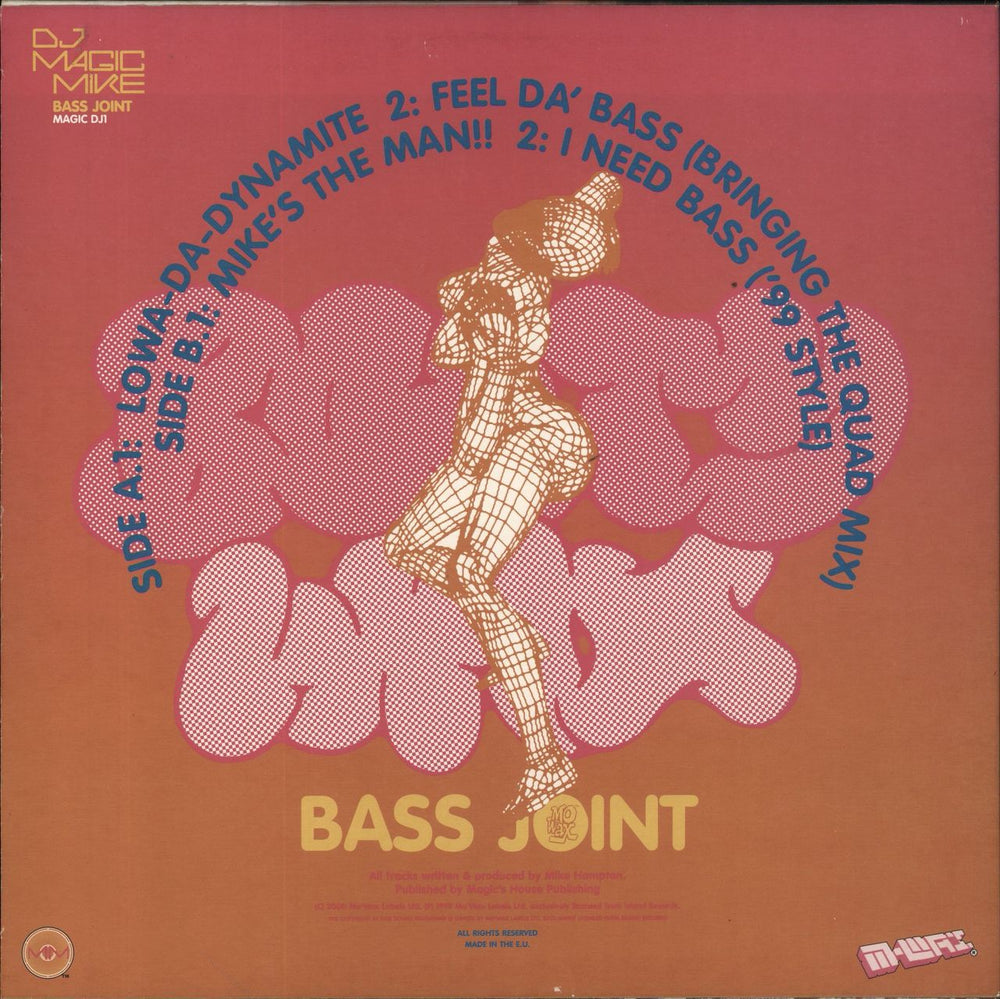 DJ Magic Mike Bass Joint UK 12" vinyl single (12 inch record / Maxi-single)