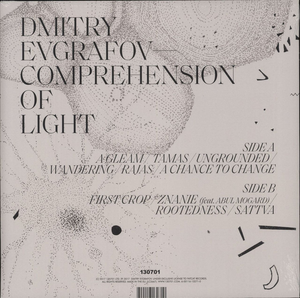 Dmitry Evgrafov Comprehension Of Light - Sealed UK vinyl LP album (LP record) 600116132710